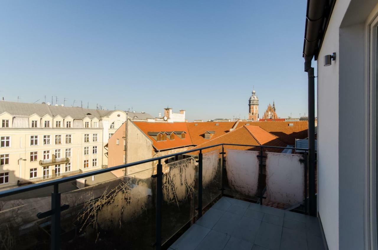 Kazimierz Penthouse with private terrace Appartement Krakau Buitenkant foto