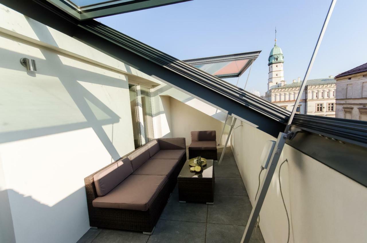 Kazimierz Penthouse with private terrace Appartement Krakau Buitenkant foto