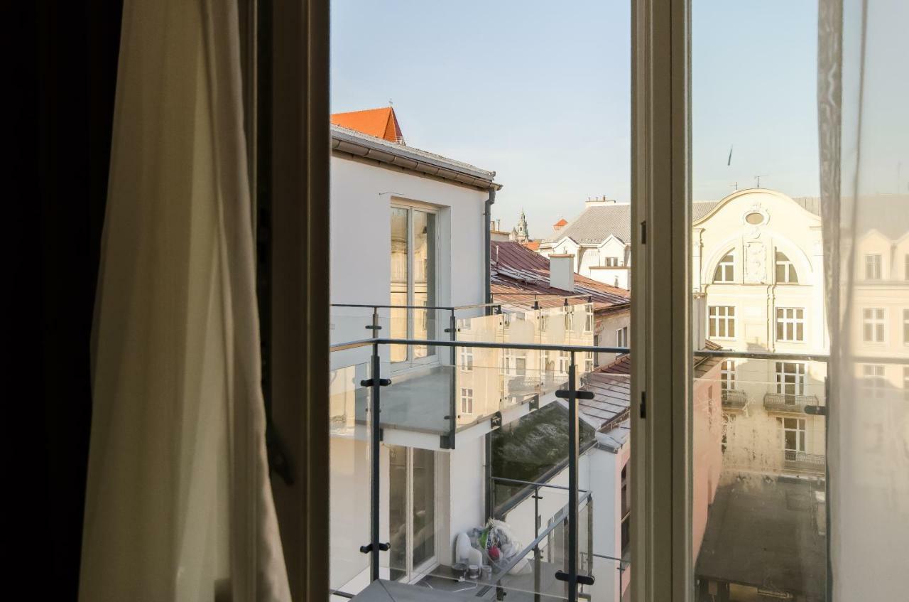 Kazimierz Penthouse with private terrace Appartement Krakau Buitenkant foto