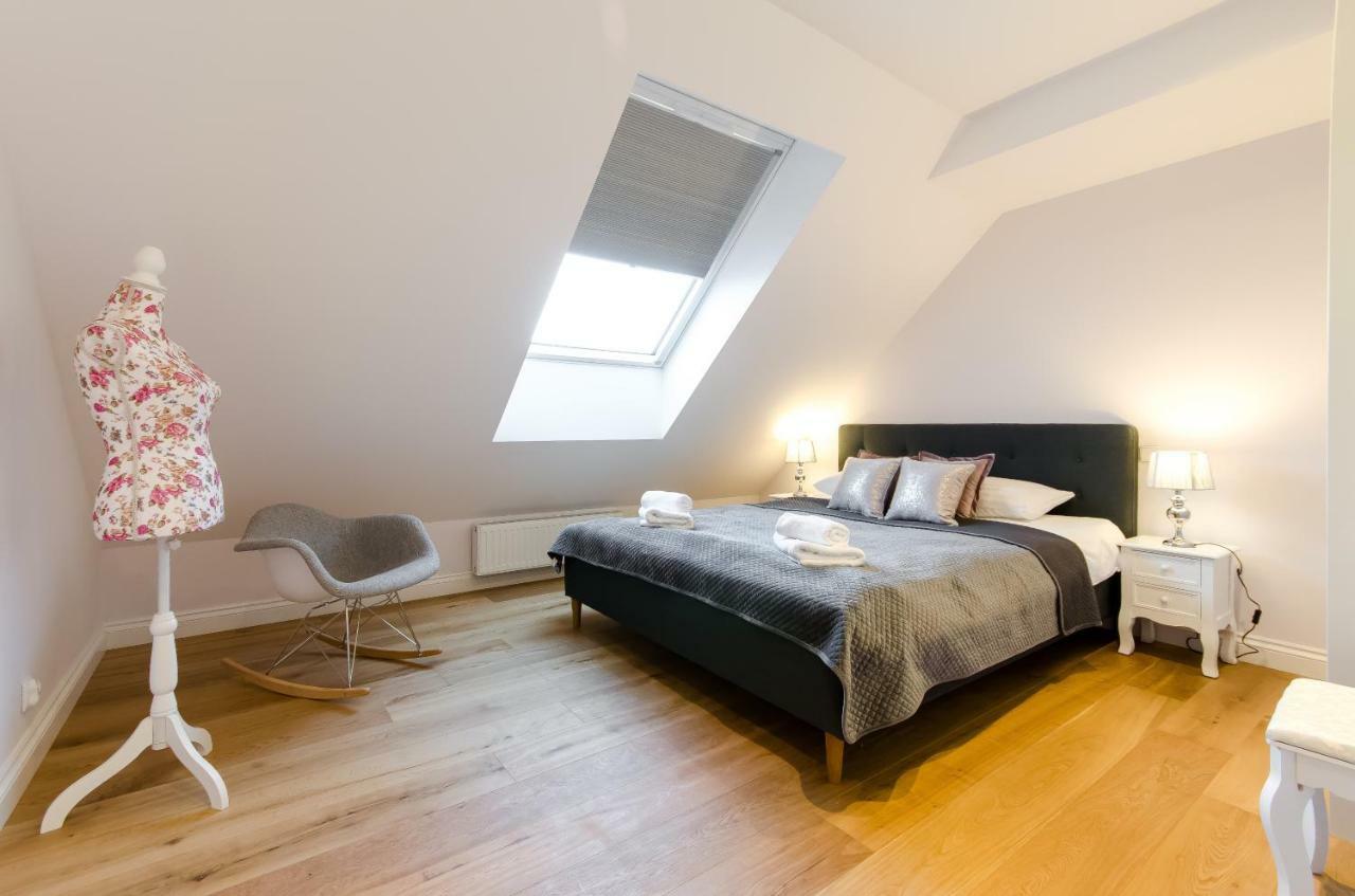 Kazimierz Penthouse with private terrace Appartement Krakau Buitenkant foto
