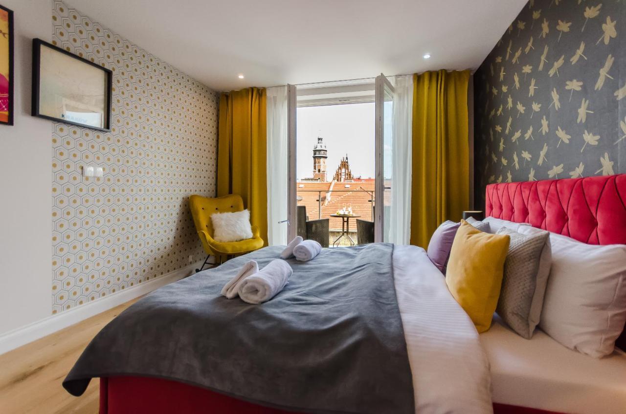 Kazimierz Penthouse with private terrace Appartement Krakau Buitenkant foto