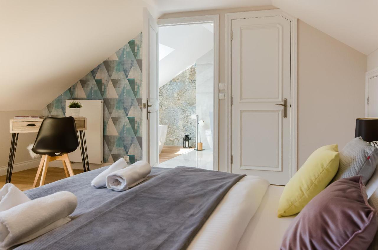 Kazimierz Penthouse with private terrace Appartement Krakau Buitenkant foto