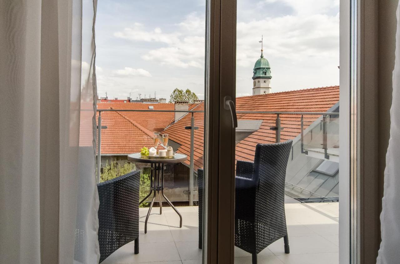 Kazimierz Penthouse with private terrace Appartement Krakau Buitenkant foto